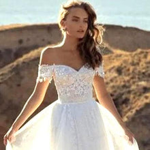 Load image into Gallery viewer, Bohemian Wedding Dress-Sweetheart Beach Wedding Dress | Wedding Dresses
