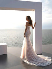 Load image into Gallery viewer, Mermaid Wedding Dress-Lace Mermaid Beach Wedding Dress | Wedding Dresses
