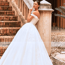 Load image into Gallery viewer, Ball Gown Wedding Dress-Sweetheart Lace Up Bridal Gown | Wedding Dresses
