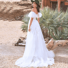 Load image into Gallery viewer, Country Beach Wedding Dress-A Line Bridal Gown | Wedding Dresses
