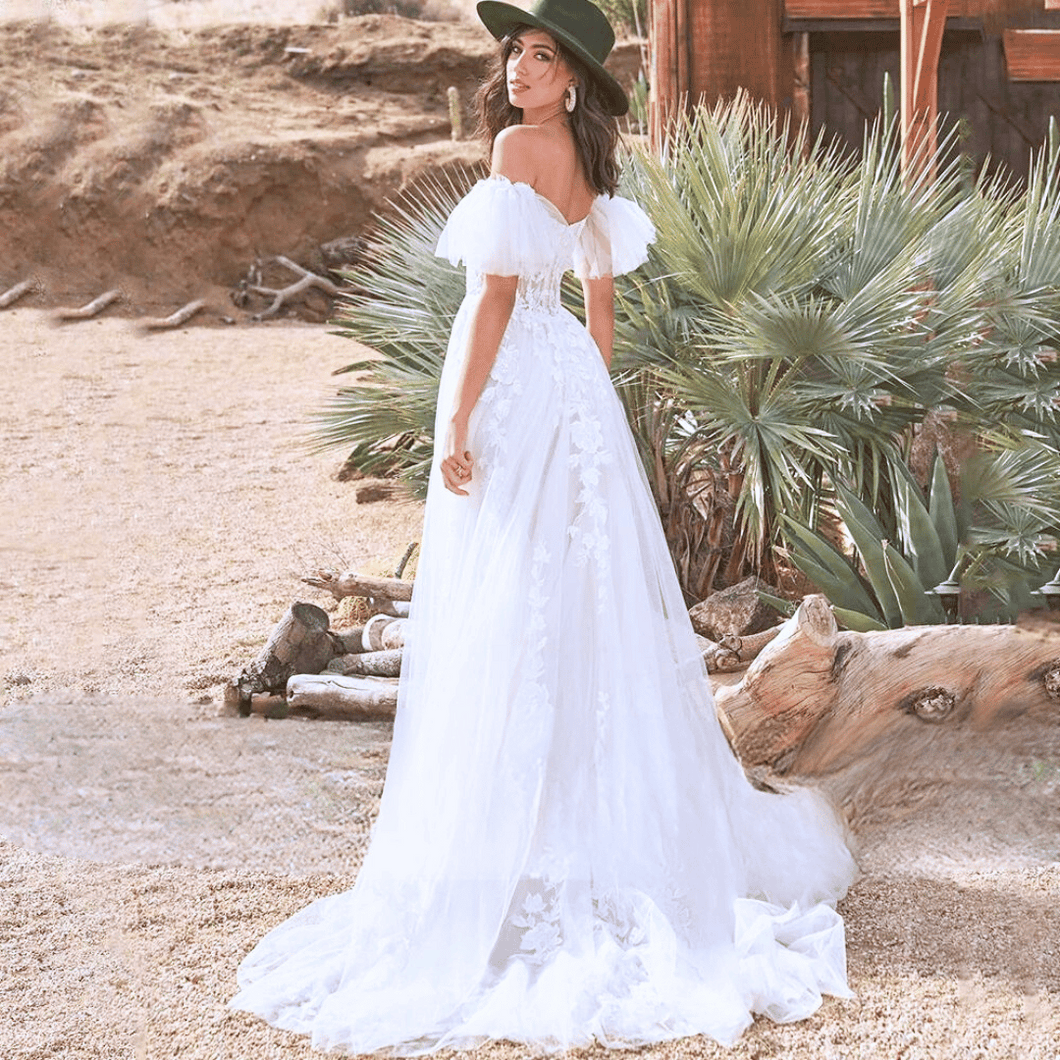 Country Beach Wedding Dress-A Line Bridal Gown | Wedding Dresses