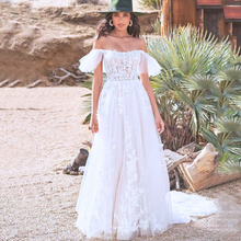 Load image into Gallery viewer, Country Beach Wedding Dress-A Line Bridal Gown | Wedding Dresses
