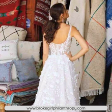 Load image into Gallery viewer, Beach Wedding Dress-Lace A-Line Lace Beach Wedding Dress | Wedding Dresses
