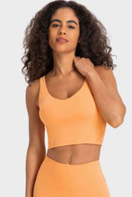 Load image into Gallery viewer, Womens Activewear-Deep V-Neck Crop Sports Bra | Activewear/Activewear Sets
