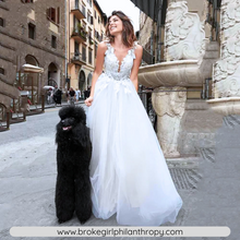 Load image into Gallery viewer, Beach Wedding Dress- V Neck Garden A Line Wedding Dress | Wedding Dresses
