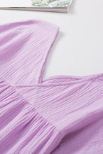 Load image into Gallery viewer, Womens Blouse-Dropped Shoulder V-Neck Blouse | Tops/Blouses &amp; Shirts
