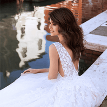 Load image into Gallery viewer, Lace Wedding Dress-A Line Bridal Wedding Gown | Wedding Dresses

