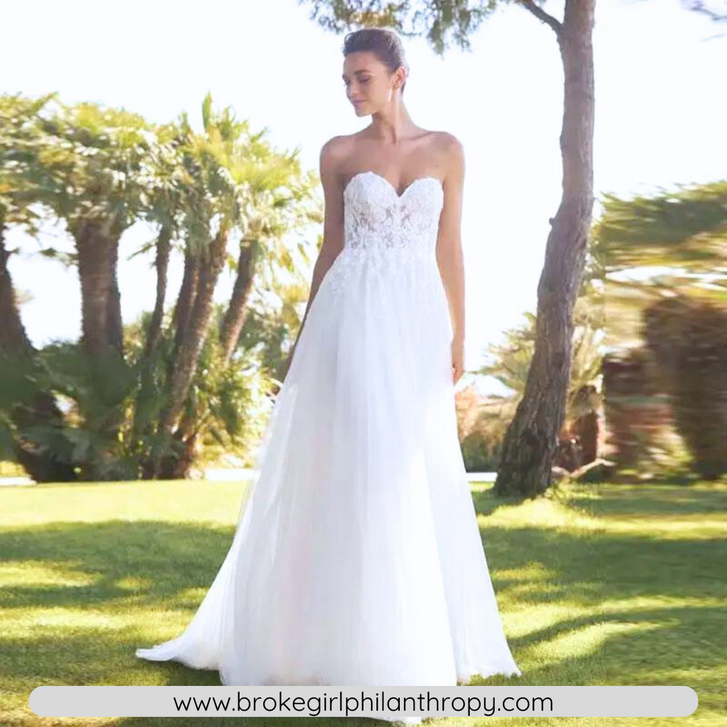 Lace Wedding Dress-Sweetheart Off Shoulder Wedding Gown | Wedding Dresses