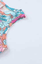 Load image into Gallery viewer, Womens Dress-Floral Round Neck Sleeveless Dress | Dresses/Mini Dresses
