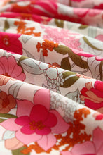 Load image into Gallery viewer, Womens Blouse-Floral Square Neck Baby Doll Top | Tops/Blouses &amp; Shirts
