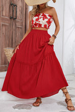 Load image into Gallery viewer, Womens Skirt Set-Floral Tube Top and Maxi Skirt Set | Dress

