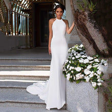 Load image into Gallery viewer, Mermaid Wedding Dress-Halter Neck Bridal Gown | Wedding Dresses
