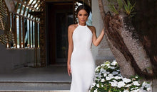 Load image into Gallery viewer, Mermaid Wedding Dress-Halter Neck Bridal Gown | Wedding Dresses
