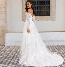 Load image into Gallery viewer, Bohemian Wedding Dress-Sweetheart Lace Bridal Gown | Wedding Dresses
