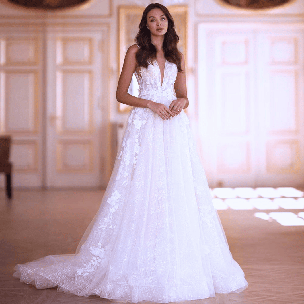 Lace Wedding Dress- Long Sleeve Vintage Wedding Dress | Wedding Dresses