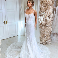 Load image into Gallery viewer, Bohemian Wedding Dress-Lace Backless Wedding Gown | Wedding Dresses
