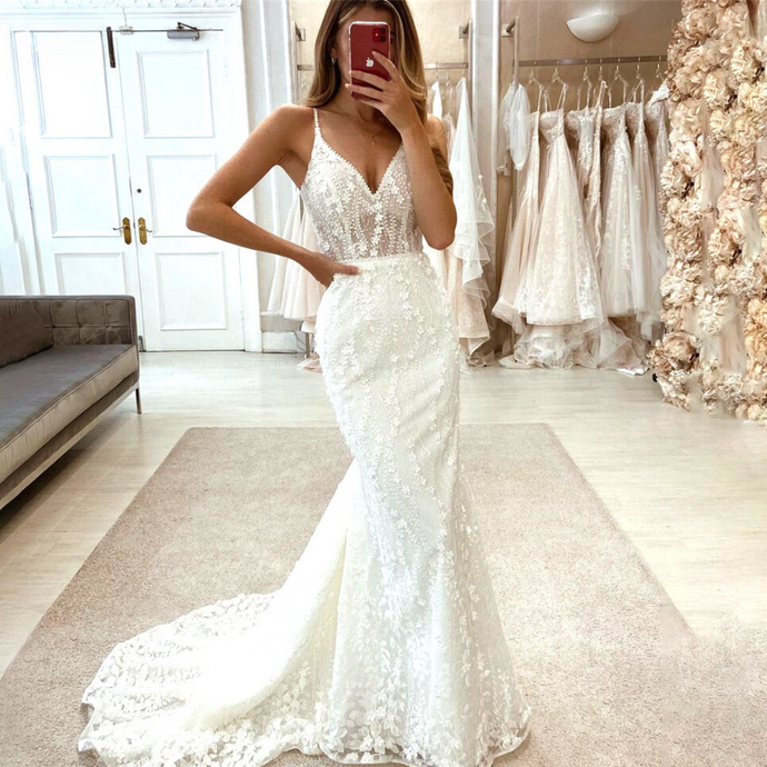 Mermaid Wedding Dress-Lace Wedding Dress Bridal Gown | Wedding Dresses