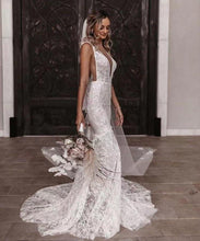 Load image into Gallery viewer, Mermaid Wedding Dress-Sexy Lace Beach Wedding Dress | Wedding Dresses

