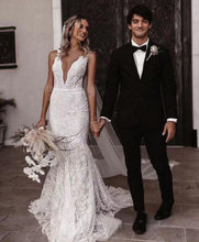 Load image into Gallery viewer, Mermaid Wedding Dress-Sexy Lace Beach Wedding Dress | Wedding Dresses

