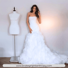 Load image into Gallery viewer, Mermaid Wedding Dress-Luxury Glitter Ruffles Wedding Dress | Wedding Dresses
