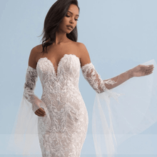 Load image into Gallery viewer, Long Sleeve Wedding Dress-Sweetheart Lace Mermaid Wedding Dress | Wedding Dresses
