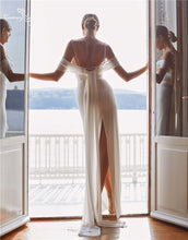 Load image into Gallery viewer, Beach Wedding Dress-Off the Shoulder Backless Bridal Gown | Wedding Dresses
