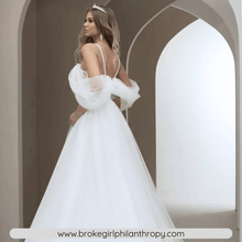 Load image into Gallery viewer, Princess Wedding Dress-Lace Off Shoulder A Line Wedding Dress | Wedding Dresses
