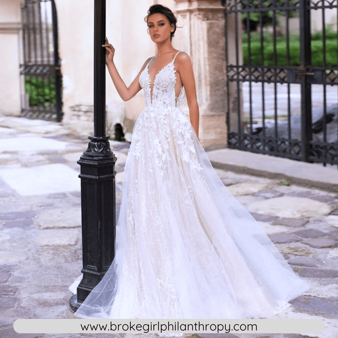 Vintage Wedding Dress-Backless Lace Wedding Dress | Wedding Dresses