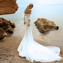 Load image into Gallery viewer, Mermaid Wedding Dress-Vintage Beach Wedding Dress | Wedding Dresses
