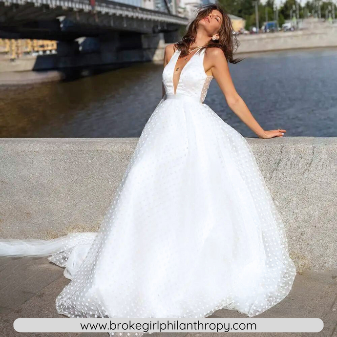 Sexy Wedding Dress-Princess Halter Neck Beach Wedding Dress | Wedding Dresses