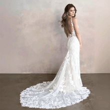 Load image into Gallery viewer, Sexy Sheath Wedding Dress-Sexy Beach Wedding Gown | Wedding Dresses
