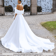 Load image into Gallery viewer, Bohemian Wedding Dress-Off the Shoulder Bridal Gown | Wedding Dresses
