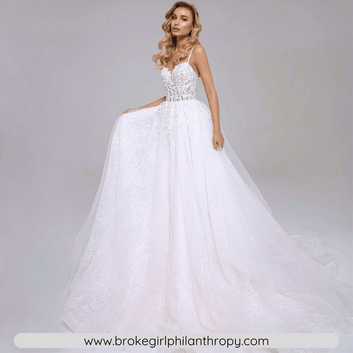 Beach Wedding Dress-Sweetheart A Line Lace Wedding Dress | Wedding Dresses