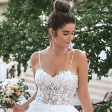 Load image into Gallery viewer, Beach Wedding Dress-Sweetheart Lace Wedding Dress | Wedding Dresses
