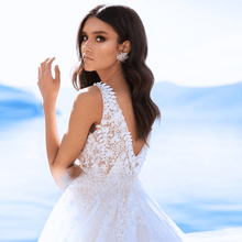 Load image into Gallery viewer, Lace Wedding Dress-A Line Wedding Dress-Court Train | Wedding Dresses
