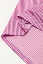 Load image into Gallery viewer, Phalaenopsis Ribbed Textured Knit Loose Fit Tee and Shorts Set | Two Piece Sets/Short Sets
