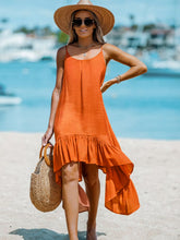 Load image into Gallery viewer, Midi Dress | Ruffled Scoop Neck Sleeveless Dress
