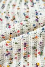 Load image into Gallery viewer, Confetti Sweater | Twisted Boat Neck Sweater
