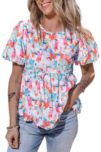 Load image into Gallery viewer, Sky Blue Parisian Avenue Babydoll Top | Tops/Blouses &amp; Shirts
