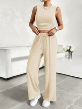 Load image into Gallery viewer, Activewear Set | Mock Neck Top and Drawstring Pants Set
