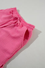 Load image into Gallery viewer, Drawstring Shorts Set | Pink Ruffled Sleeve Tee and Shorts
