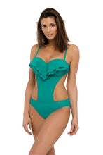 Load image into Gallery viewer, Modern Ruffle One Piece Swimsuit
