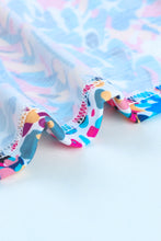 Load image into Gallery viewer, Boho Pattern Print Flounce V Neck Tank Top | Tops/Tank Tops
