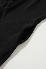 Load image into Gallery viewer, Black Half Button Collared Loose Romper | Bottoms/Jumpsuits &amp; Rompers
