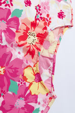 Load image into Gallery viewer, Floral Blouse | Printed Round Neck Half Sleeve Top
