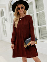 Load image into Gallery viewer, Womens Sweater Dress-Cable-Knit Long Sleeve Sweater Dress | sweater
