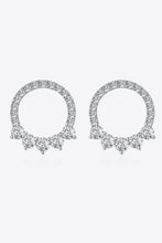 Load image into Gallery viewer, Moissanite Earrings-Moissanite Platinum-Plated Earrings | moissanite earrings
