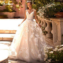 Load image into Gallery viewer, Lace Wedding Dress- Backless A Line Wedding Dress | Wedding Dresses
