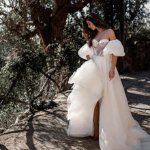 Load image into Gallery viewer, Beach Wedding Dress-Princess Beach Bridal Gown | Wedding Dresses
