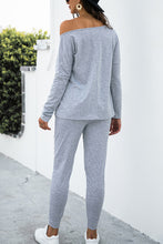 Load image into Gallery viewer, Womens Pants Set-Long Sleeve T-Shirt and Pants Set
